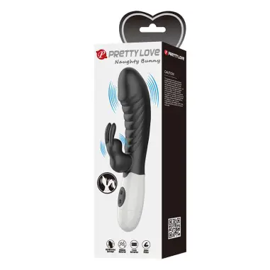 Naughty Bunny Vibrador Rabbit 30 Funciones Negro