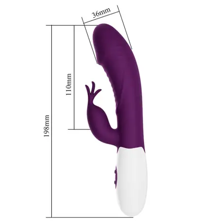 Rogue Muse Vibrador Rabbit 30 Funciones Morado | Pretty Love