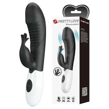 Rasmussen Vibrador Rabbit 30 Funciones Negro | Pretty Love