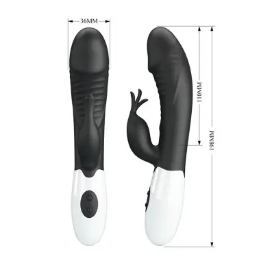 Rasmussen Vibrador Rabbit 30 Funciones Negro | Pretty Love