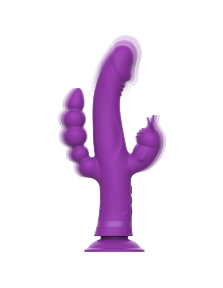 INTENSE - CASANOVA VIBRADOR RABBIT SILICONA TRIPLE MOTOR MORADO 