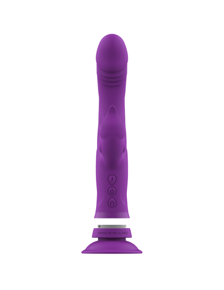 INTENSE - CASANOVA VIBRADOR RABBIT SILICONA TRIPLE MOTOR MORADO 