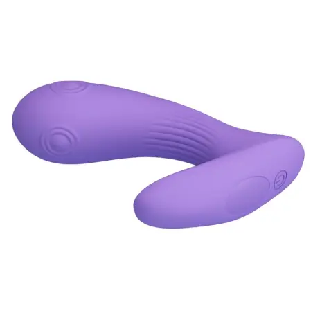 Andromeda Vibrador de Doble Estimulación Recargable Morado