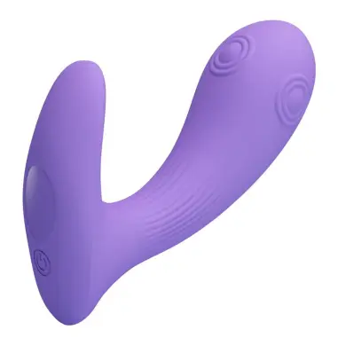 Andromeda Vibrador de Doble Estimulación Recargable Morado