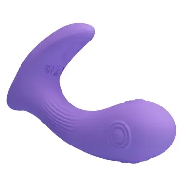 Andromeda Vibrador de Doble Estimulación Recargable Morado