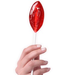 SECRETPLAY - EXPOSITOR SURTIDO PIRULETAS VAGINA FRESA 40 UNIDADES SECRETPLAY COSMETIC 2