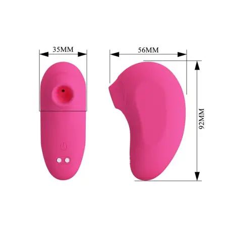 Arila Succionador de Clítoris con Vibración Recargable Rosa