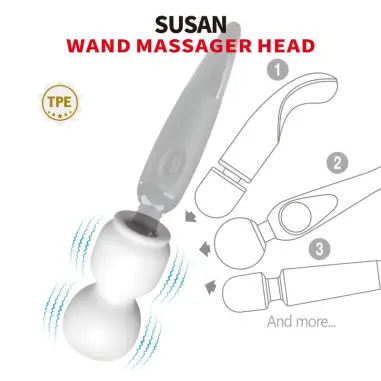 Susan Cabezal Power Head para Masajeador Varita Ø 6,5 cm