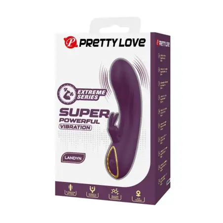 Landyn Vibrador Rabbit Recargable 10 Funciones Morado
