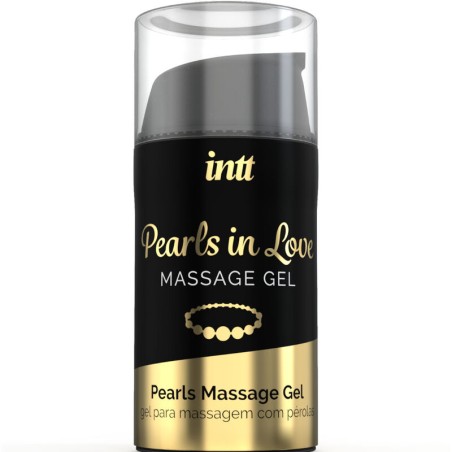 INTT MASSAGE & ORAL SEX - PEARLS IN LOVE CON COLLAR DE PERLAS Y GEL DE SILICONA INTT MASSAGE & ORAL SEX