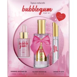 BIJOUX - INDISCRETS BUBBLEGUM PLAY KIT CON ACEITE GEL & BRILLO DE LABIOS BIJOUX LOVE COSMETIQUES