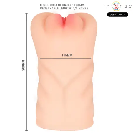 Krista Masturbador Vagina con Efecto Succión, Vibración