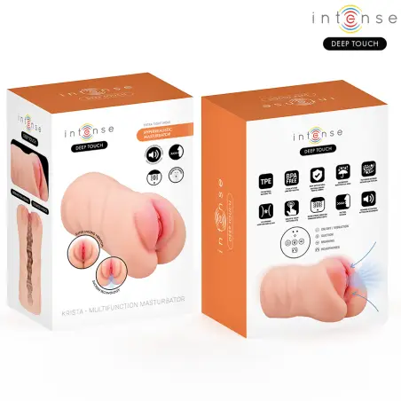 Krista Masturbador Vagina con Efecto Succión, Vibración
