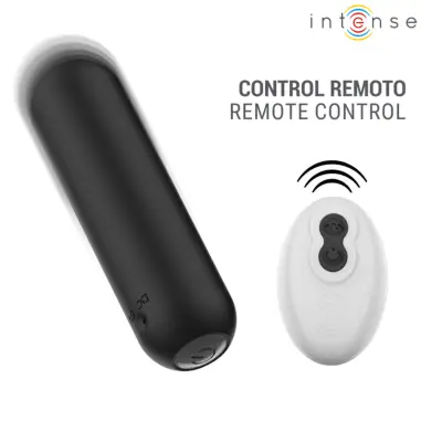 Judy Bala Vibradora Recargable con Control Remoto Negro