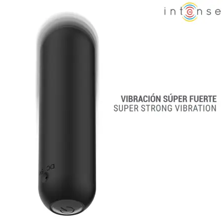 Judy Bala Vibradora Recargable con Control Remoto Negro