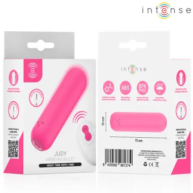 Judy Bala Vibradora Recargable con Control Remoto Rosa