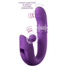 FANTASY FOR HER - HARMONI PRO PURPLE VIBRADOR RABBIT PARA PUNTO G Y CLÍTORIS 2