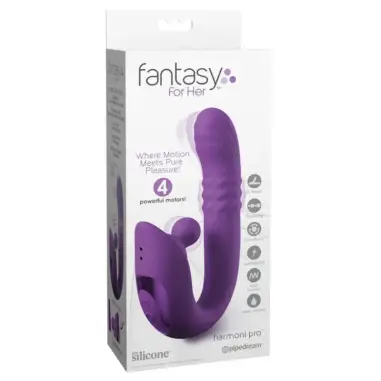 Harmoni Pro Purple Vibrador Rabbit para Punto G y Clítoris
