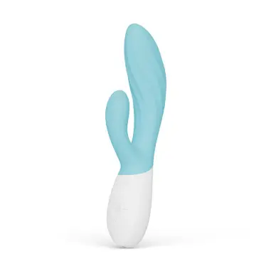 Ina Twist Vibrador Rabbit Punto G y Clítoris Turquesa | LELO