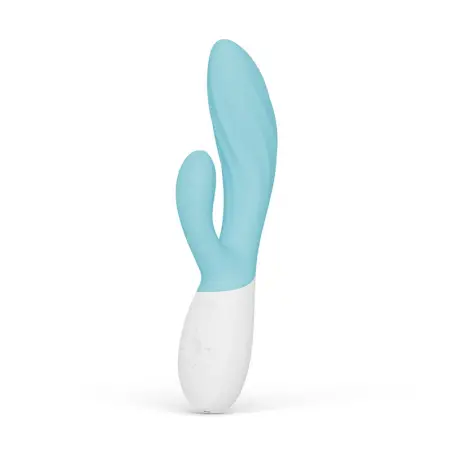 Ina Twist Vibrador Rabbit Punto G y Clítoris Turquesa | LELO