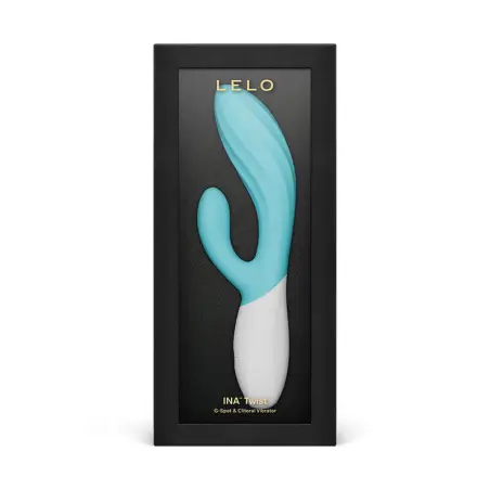 Ina Twist Vibrador Rabbit Punto G y Clítoris Turquesa | LELO
