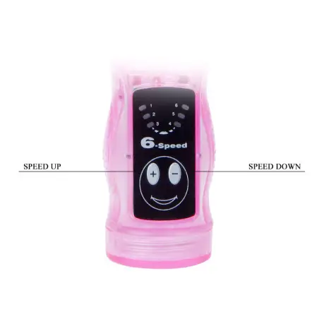 Vibrador Flexible con Estimulador Anal | Baile