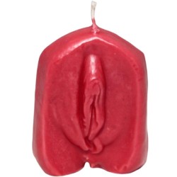 DIABLO PICANTE - VELA FORMA VAGINA ROJO DIABLO PICANTE