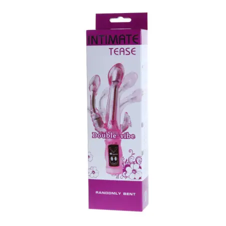 Vibrador Flexible con Estimulador Anal | Baile