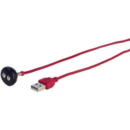 FUN FACTORY - CARGADOR MAGNÉTICO USB ROJO FUN FACTORY