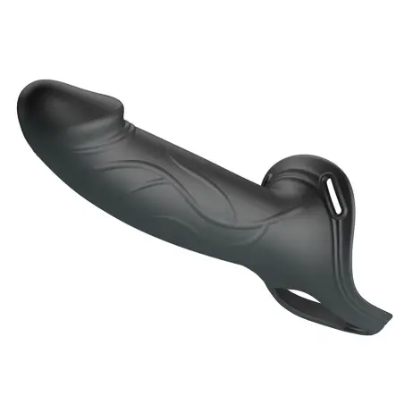 London Arnés Universal con Dildo Strap-On de Silicona Negro