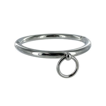 METAL HARD - BDSM COLLAR CON ARGOLLA 18CM METAL HARD