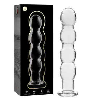 NEBULA SERIES BY IBIZA - MODELO 10 DILDO CRISTAL TRANSPARENTE 16.5 CM -O- 3.5 CM