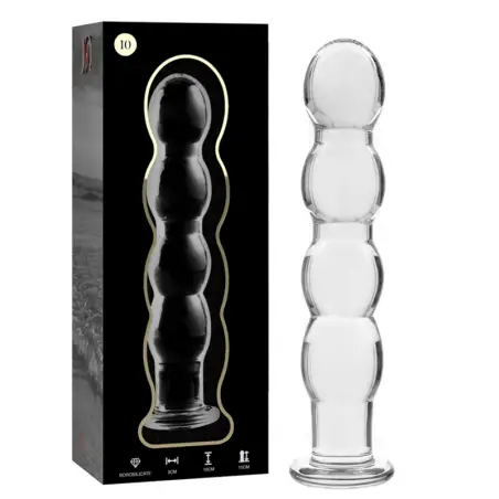 NEBULA SERIES BY IBIZA - MODELO 10 DILDO CRISTAL TRANSPARENTE 16.5 CM -O- 3.5 CM