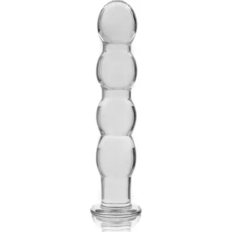 Modelo 10 Dildo Cristal Transparente 16.5 cm Ø 3.5 cm
