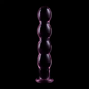 Modelo 10 Dildo Cristal Rosa 16.5 cm Ø 3.5 cm