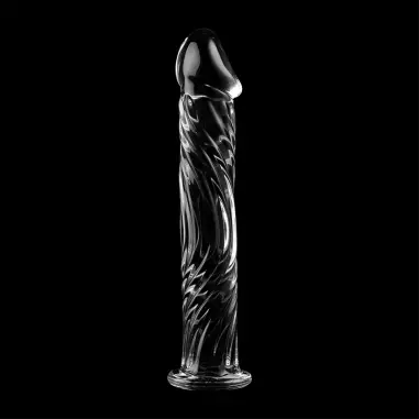 Modelo 12 Dildo Cristal Transparente 17 cm Ø 3.5 cm