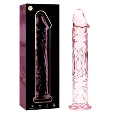 NEBULA SERIES BY IBIZA - MODELO 12 DILDO CRISTAL ROSA 17 CM -O- 3.5 CM 2