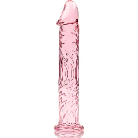 Modelo 12 Dildo Cristal Rosa 17 cm Ø 3.5 cm - Envío Discreto