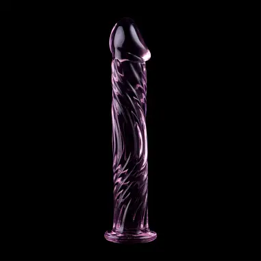 Modelo 12 Dildo Cristal Rosa 17 cm Ø 3.5 cm - Envío Discreto