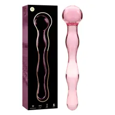 NEBULA SERIES BY IBIZA - MODELO 13 DILDO CRISTAL ROSA 18 CM -O- 3.5 CM 2