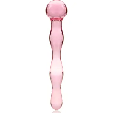 Modelo 13 Dildo Cristal Rosa 18 cm Ø 3.5 cm - Envío Discreto