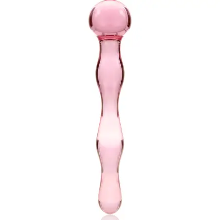 Modelo 13 Dildo Cristal Rosa 18 cm Ø 3.5 cm - Envío Discreto