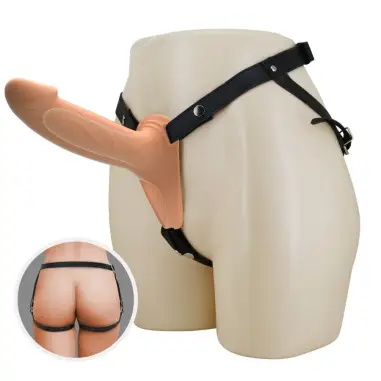 Landon Strap-On con Vibración Claro | Pretty Love