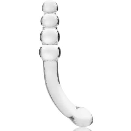Modelo 14 Dildo Cristal Transparente 18.5 cm Ø 3 cm