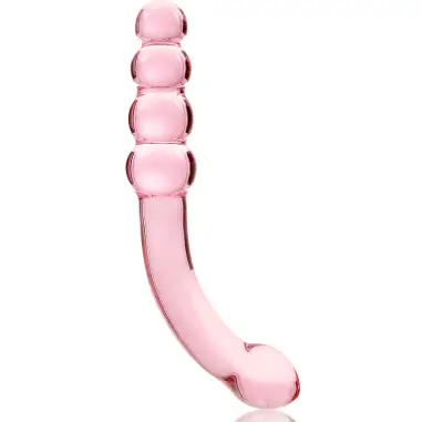 Modelo 14 Dildo Cristal Rosa 18.5 cm Ø 3 cm - Envío Discreto