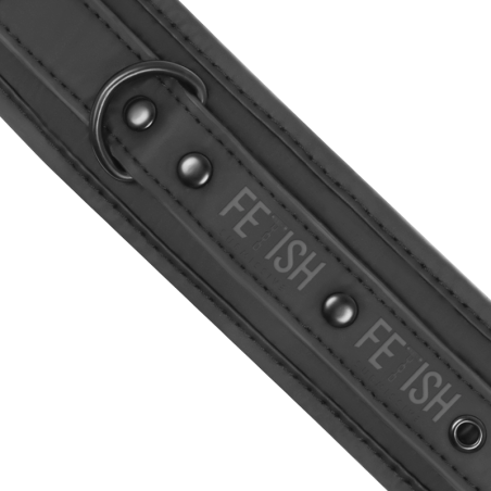 FETISH SUBMISSIVE - ESPOSAS TOBILLOS CUERO VEGANO CON FORRO DE NEOPRENO FETISH SUBMISSIVE BONDAGE