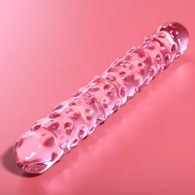 NEBULA SERIES BY IBIZA - MODELO 15 DILDO CRISTAL ROSA 18.5 CM -O- 3 CM