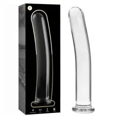 NEBULA SERIES BY IBIZA - MODELO 17 DILDO CRISTAL TRANSPARENTE 18.5 CM -O- 3 CM 2