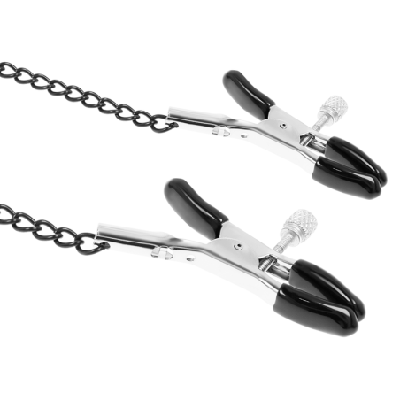 FETISH SUBMISSIVE - ANILLA MORDAZA CON PINZAS PARA PEZONES FETISH SUBMISSIVE BONDAGE