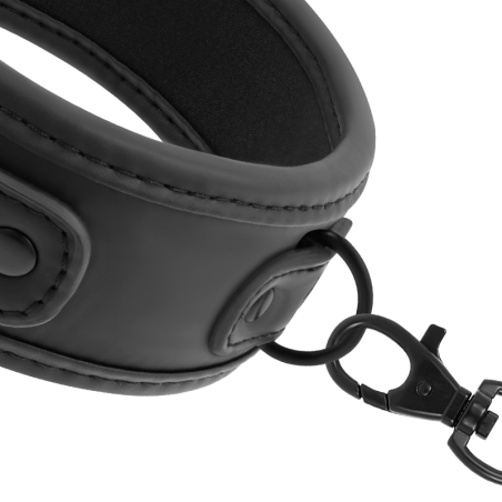 FETISH SUBMISSIVE - COLLAR CON CADENA CON FORRO DE NEOPRENO FETISH SUBMISSIVE BONDAGE